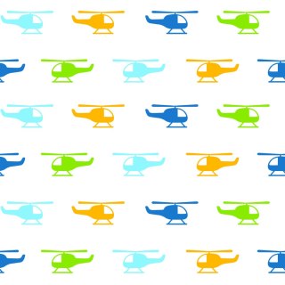 Tapeta Kolorowe Minimalistyczne Helikoptery