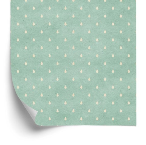 Tapeta Krople W Stylu Retro