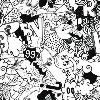 Tapeta Modne Graffiti