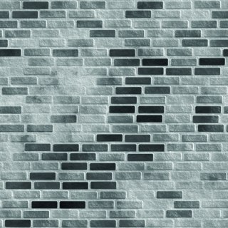 Tapeta Nowoczesna Szara Cegła Efekt 3D Cegiełki