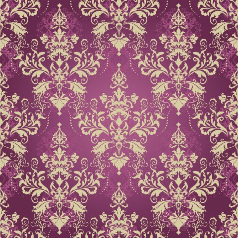 Tapeta Piękne Ornamenty Damasceńskie