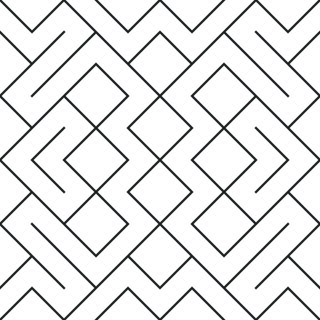 Tapeta Czarno-Biały Wzór Geometryczny