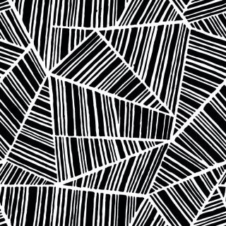 Tapeta Czarno-Białe Wzory Geometryczne
