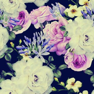 Tapeta Kwiaty Vintage