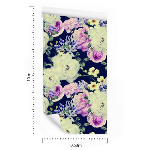 Tapeta Kwiaty Vintage