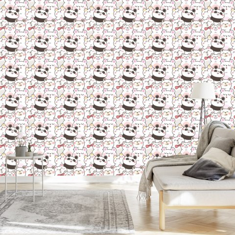 Tapeta Zwierzęta W Pastelowych Barwach