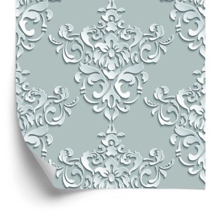 Tapeta Optyczna, Do Sypialni, Ornamenty, Efekt 3D