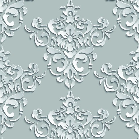 Tapeta Optyczna, Do Sypialni, Ornamenty, Efekt 3D