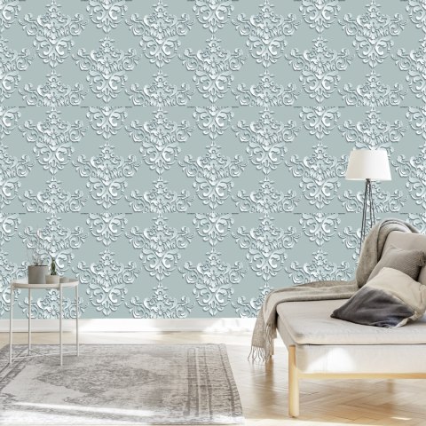 Tapeta Optyczna, Do Sypialni, Ornamenty, Efekt 3D