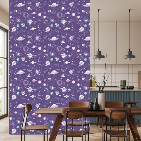 Tapeta Statki Kosmiczne Gwiazdki I Ufo