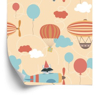 Tapeta Balony Na Tle Samolotów