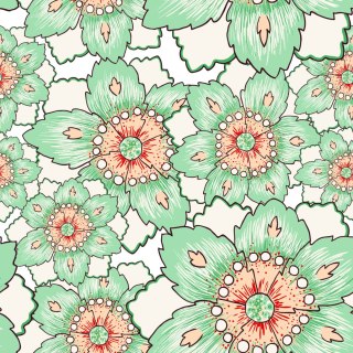 Tapeta Kolorowe Kwiaty W Stylu Vintage