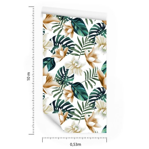 Tapeta Kwiaty W Stylu Retro