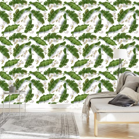 Tapeta Do Salonu Kwiaty Storczyki Natura