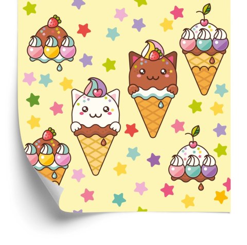 Tapeta Kocie Lody