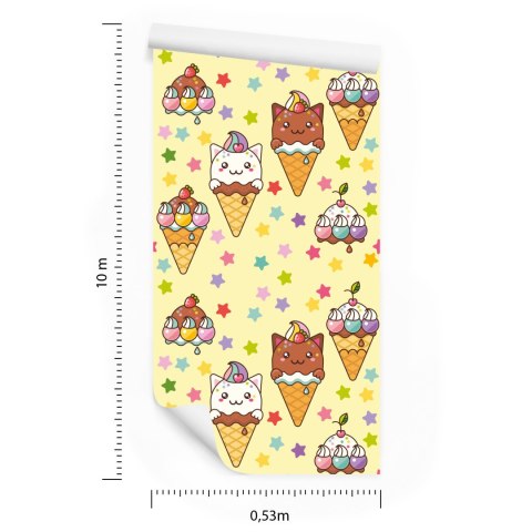 Tapeta Kocie Lody