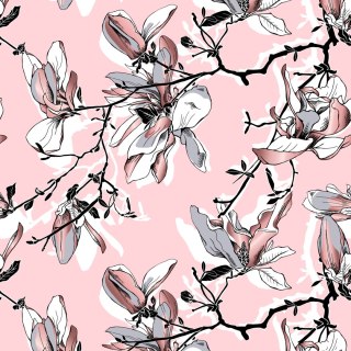 Tapeta Pastelowe Kwiaty Magnolii