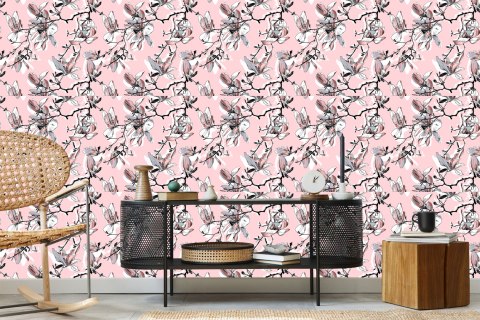 Tapeta Pastelowe Kwiaty Magnolii