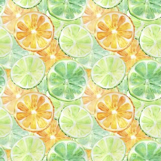 Tapeta Z Owocami, Pomarańcze, Limonki, Jadalnia