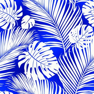 Tapeta Liście Monstera I Palmy