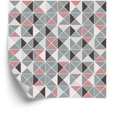 Tapeta Geometryczna - Kolorowe Romby