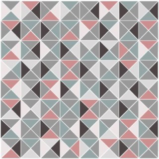 Tapeta Geometryczna - Kolorowe Romby