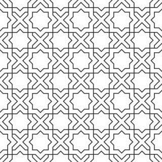 Tapeta Geometryczna - Orientalny Wzór