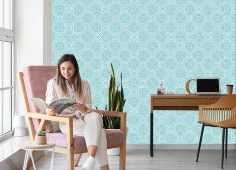 Tapeta Modernistyczne Geometryczne Ornamenty
