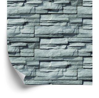 Tapeta Kamień Łupek W Odcieniach Szarości - Efekt 3D