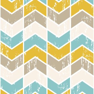 Tapeta Kolorowe Wzory Geometryczne Retro