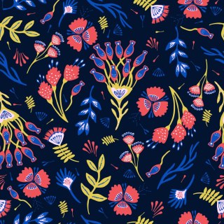 Tapeta Kwiaty Polne W Stylu Boho