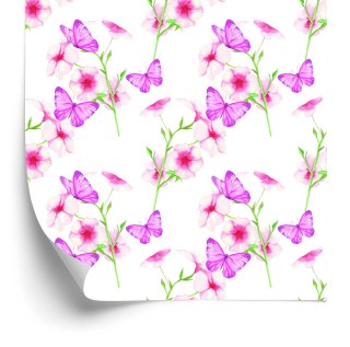 Tapeta Motyle, Kwiaty, Natura, Do Pokoju Dziecka