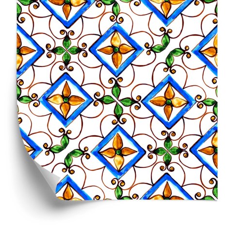 Tapeta Do Jadalni, Kuchni Orientalna Mozaika Wzory