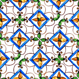 Tapeta Do Jadalni, Kuchni Orientalna Mozaika Wzory