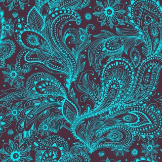 Tapeta Egzotyczne Ornamenty