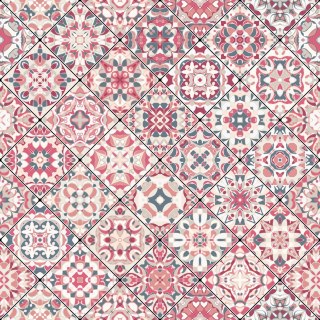 Tapeta Kolorowa Mozaika W Orientalnym Stylu