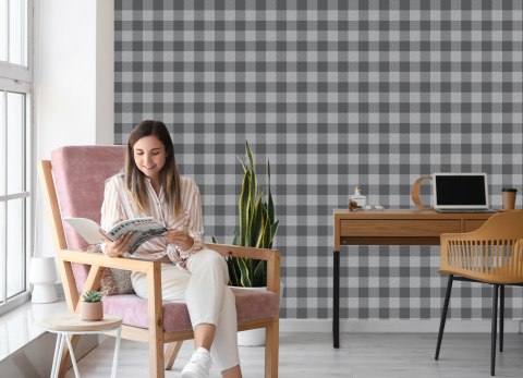 Tapeta Modernistyczna Abstrakcyjna Krata