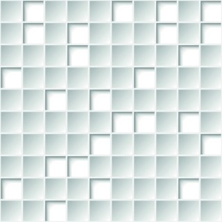Tapeta 3D, Figury Geometryczne, Kwadraty, Salon