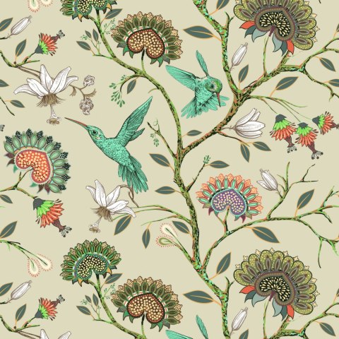 Tapeta Kolorowe Kolibry