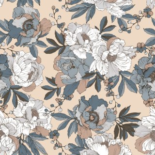 Tapeta Piękne Eleganckie Peonie