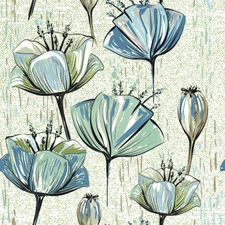 Tapeta Tulipany W Stylu Vintage