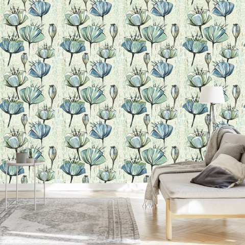 Tapeta Tulipany W Stylu Vintage