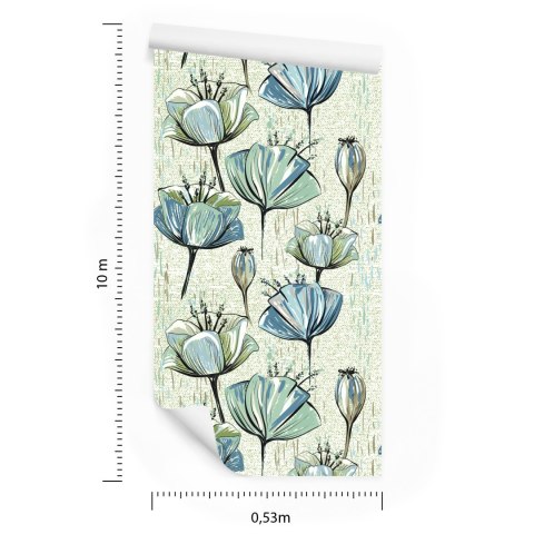Tapeta Tulipany W Stylu Vintage