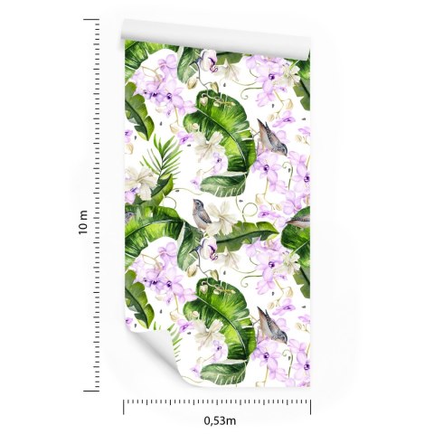 Tapeta Do Salonu Rośliny Natura Storczyki Kwiaty