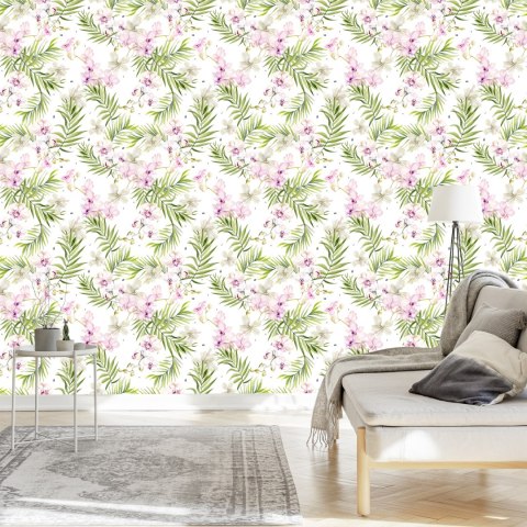 Tapeta Do Salonu Storczyki Orchidea Kwiaty Natura