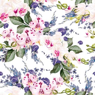 Tapeta Do Salonu Zieleń Kwiaty Storczyki Orchidea