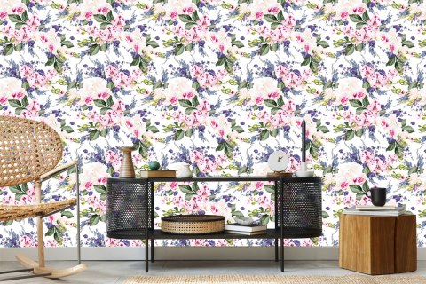Tapeta Do Salonu Zieleń Kwiaty Storczyki Orchidea
