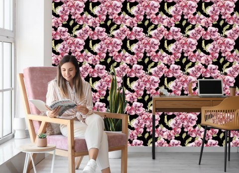 Tapeta Do Sypialni Orchidea Storczyk Natura Kwiaty