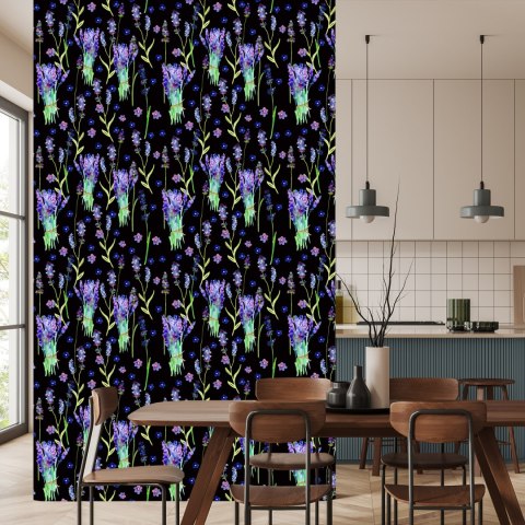Tapeta Fioletowe Kwiaty