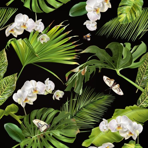 Tapeta Kwiaty Storczyki Natura Do Sypialni